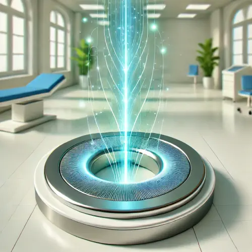 futuristische Darstellung des Magnetfelds